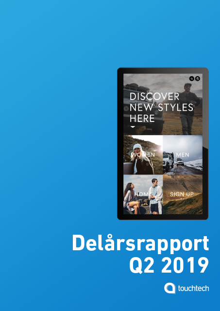 Delårsrapport Q2 2019